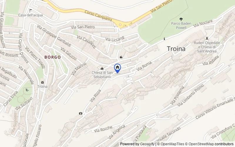 Mappa della zona: Via Roma 20, 94018, Troina, Enna