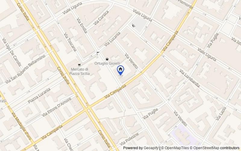 Mappa della zona: Via Emilia, 83, 74121 Taranto TA, Italia, Taranto, Taranto
