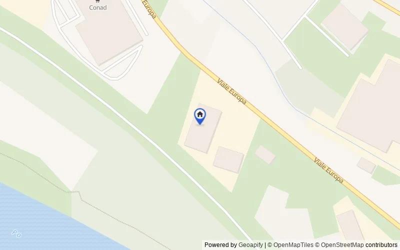 Karte der Umgebung: VIALE EUROPA 65, 46019, Viadana, Mantova