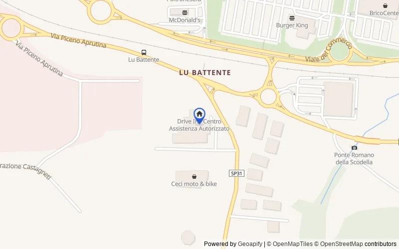 Mappa della zona: Via dell'Aspo 1, 63100, Ascoli Piceno, Ascoli Piceno