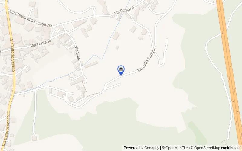 区域地图：Via della Pariglia, 55054 Bozzano LU, Italia, Massarosa, Lucca