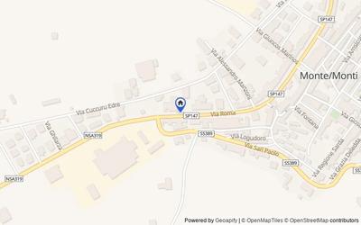 Mappa della zona: Via Roma, 07020 Monti SS, Italia, Monti, Sassari