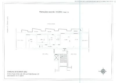 Appartamento sito in Scafati (SA) in via Oberdan n. 14 (ora n. 10), su un...