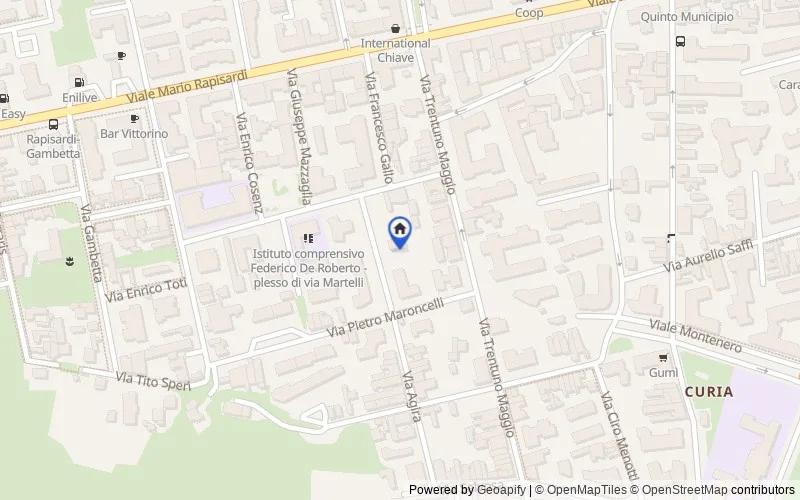 Karte der Umgebung: Via Agira, 28, 95123 Catania CT, Italia, 95100, Catania, Catania