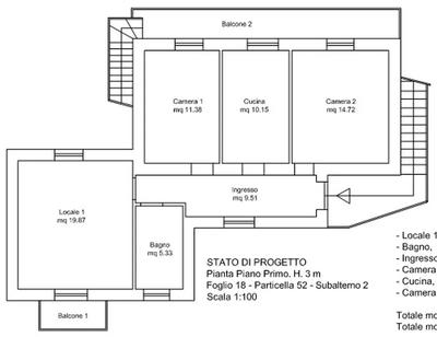 Appartamento e magazzino