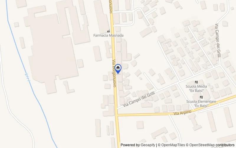 Mappa della zona: Via Borgonuovo, 44, 03036 Isola del Liri FR, Italia, 03036, Isola del Liri, Frosinone