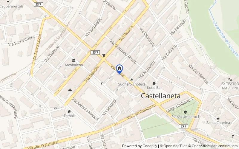 Map of the area: Via Roma, 45, 74011 Castellaneta TA, Italia, Castellaneta, Taranto