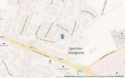 Mappa della zona: 50059 Spicchio-Sovigliana FI, Italia, Vinci, Firenze