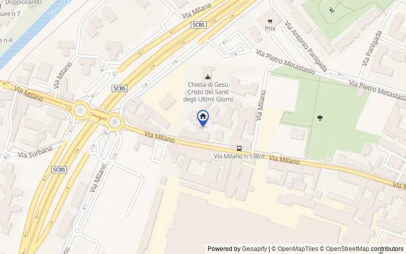 Carte du secteur : Via Milano, 146, 25126 Brescia BS, Italia, Brescia, Brescia