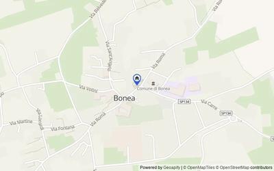Mappa della zona: Via Roma N 43, 82013, Bonea, Benevento