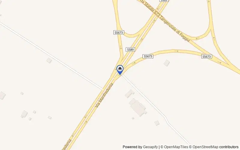 Mappa della zona: Via Manfredonia, 71121 Foggia FG, Italia, Foggia, Foggia