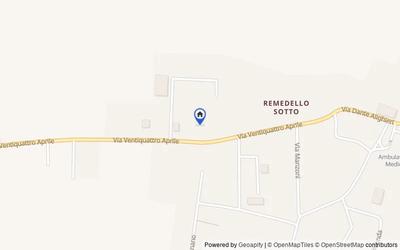 Mappa della zona: Via XXIV Aprile, 36, 25010 Remedello di Sotto BS, Italia, Remedello, Brescia