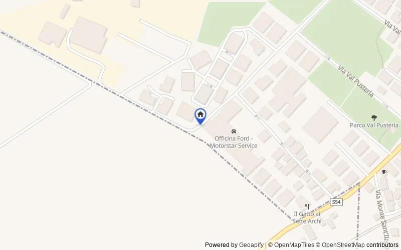 Karte der Umgebung: Via Monte Grappa, 6 00015 Monterotondo RM, Italia, 00015, Monterotondo, Roma