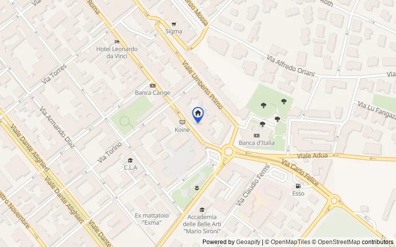 Carte du secteur : Via Roma, 166, 07100 Sassari SS, Italia, 07100, Cagliari, Cagliari