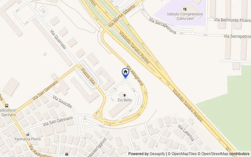 Mappa della zona: Via Altagnana, 00138 Roma RM, Italia, 00198, Roma, Roma