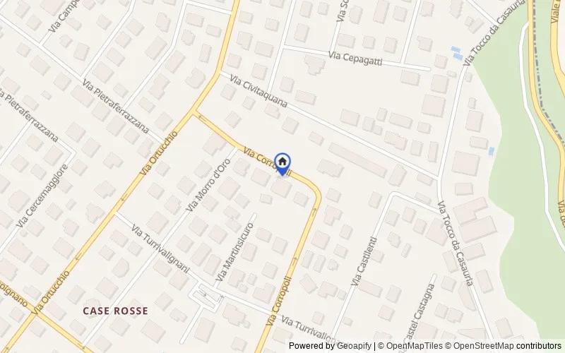 Mappa della zona: Via Corropoli, 30, 00131 Roma RM, Italia, 00131, Roma, Roma