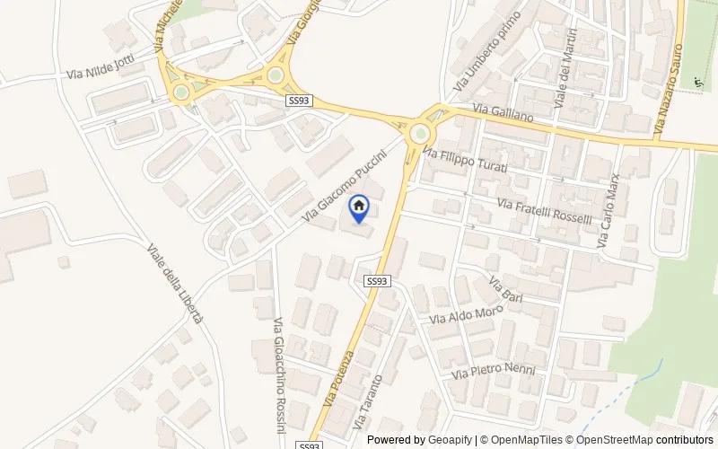 Map of the area: Via Potenza, 10, 85028 Rionero In Vulture PZ, Italia, 85028, Rionero in Vulture, Potenza