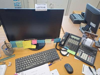 (Lotto n.91) Un PC Lenovo thinkCentre, n.2 gruppi di continuità Apc, un...