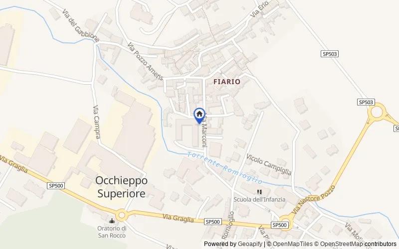 Mappa della zona: Via Marconi, 11, 13898 Occhieppo Superiore BI, Italia, 13898, Occhieppo Superiore, Biella