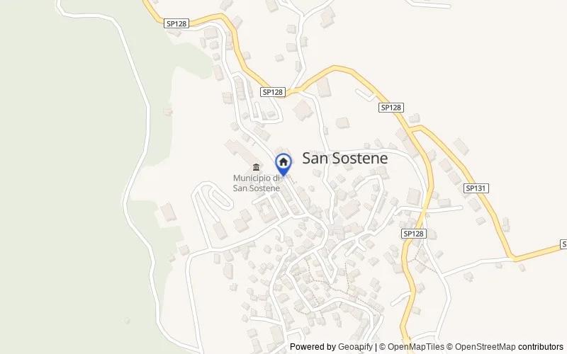 Mappa della zona: Fiume Alaca, 88060, San Sostene, Catanzaro