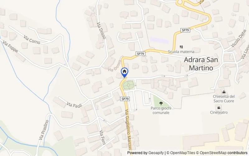 Karte der Umgebung: Località Collepiano, 24060, Adrara San Martino, Bergamo