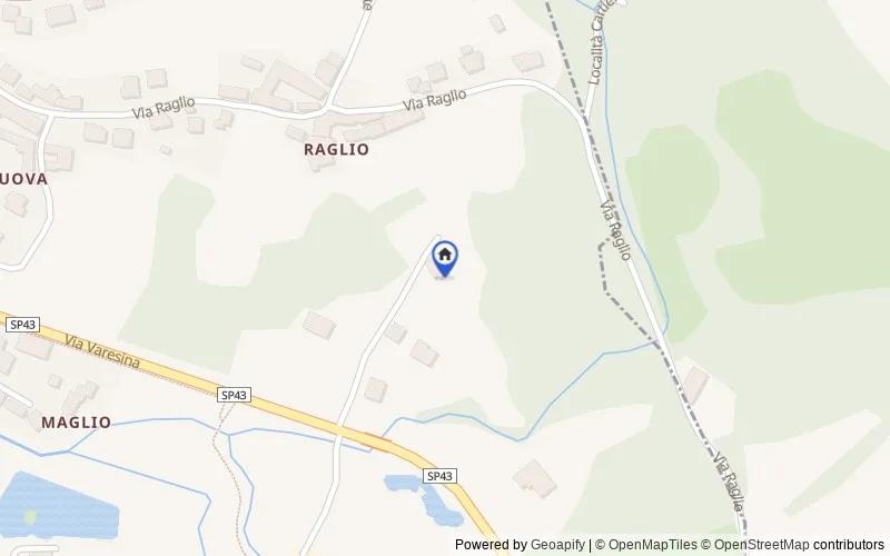 Mapa de la zona: Via Varesina, 23, 21035 Cunardo VA, Italia, Cunardo, Varese