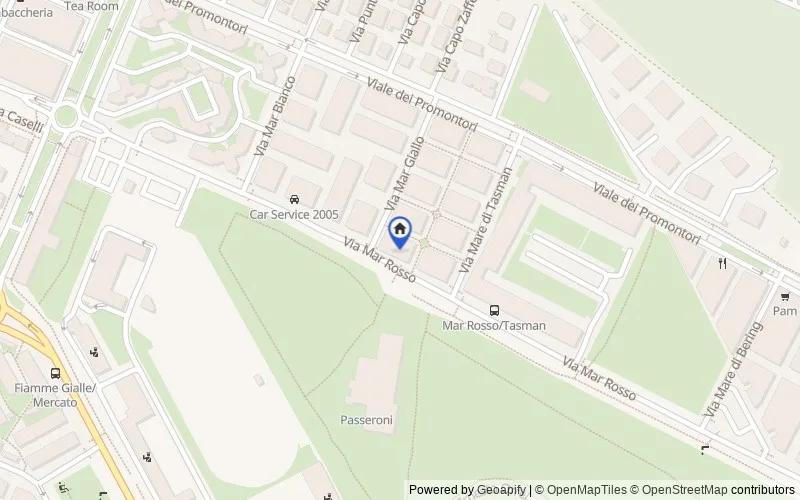 Mappa della zona: Via Mar Rosso, 61, 00122 Lido di Ostia RM, Italia, Roma, Roma