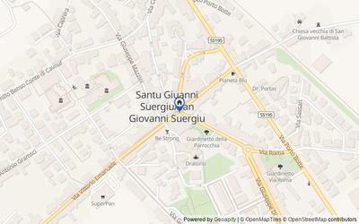 Mappa della zona: 09010 San Giovanni Suergiu SU, Italia, 09010, San Giovanni Suergiu, Sud Sardegna