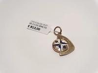 (Lotto n.1812) un ciondolo in oro giallo 18 kt con...