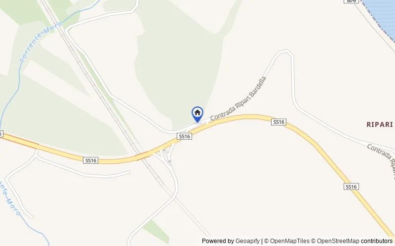 Mappa della zona: Contrada Ripari Bardella 80, 66026 Ortona CH, Italia, 66026, Ortona, Chieti