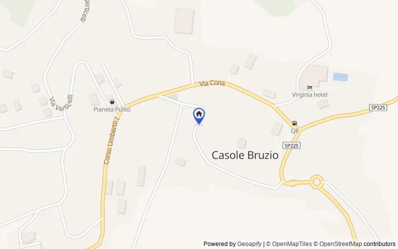 Mapa de la zona: ex Casole Bruzio, località Cona, Via Case Sparse, Via San Marco, Casali del Manco, Cosenza