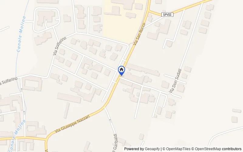 Mapa de la zona: Via S. Rocco, 9, 25020 Fiesse BS, Italia, Fiesse, Brescia
