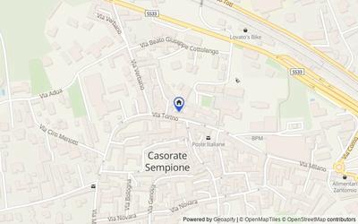 Mappa della zona: Via Torino, 26, 21011 Casorate Sempione VA, Italia, Casorate Sempione, Varese