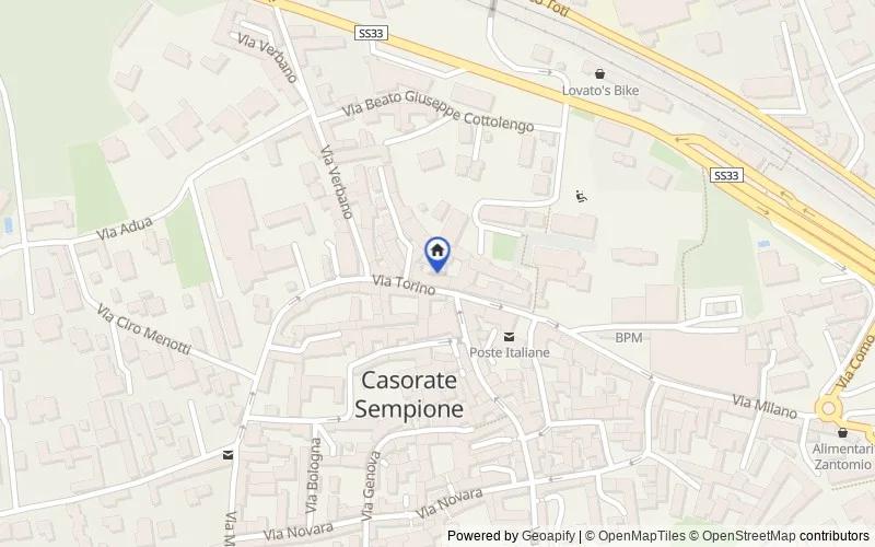 Mappa della zona: Via Torino, 26, 21011 Casorate Sempione VA, Italia, Casorate Sempione, Varese