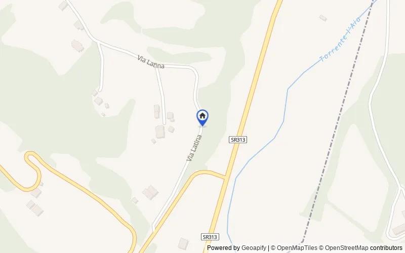 Mappa della zona: via Latina, 24, 02040, Vacone, Rieti