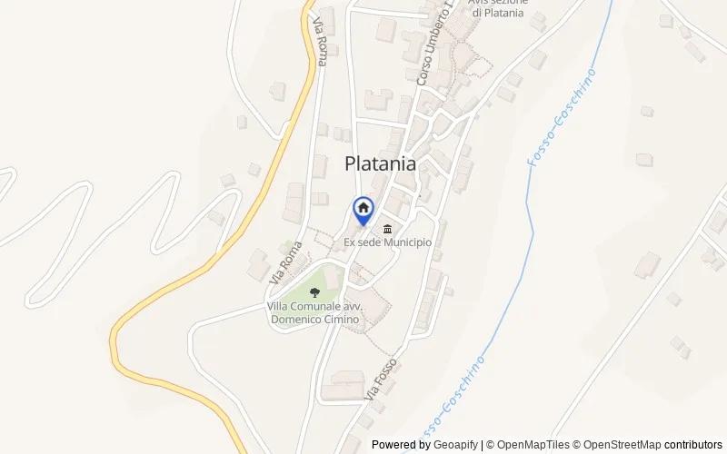 Mappa della zona: Località Rito, 88040, Platania, Catanzaro