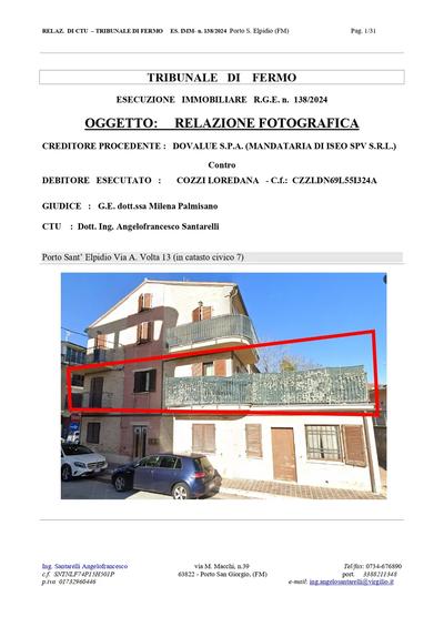 diritti di proprietà 1/1 su immobile costituito da appartamento di tipo...