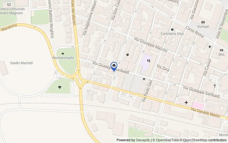 Mappa della zona: Viale Ferdinando Martini, 56, 51016 Montecatini Terme PT, Italia, Montecatini-Terme, Pistoia