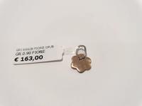 (Lotto n.1840) un ciondolo in oro bianco e giallo 18 kt...