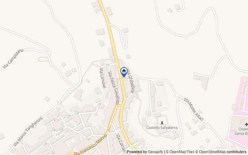 Mappa della zona: Via Fontana, 42, 09016 Iglesias SU, Italia, 09016, Iglesias, Sud Sardegna