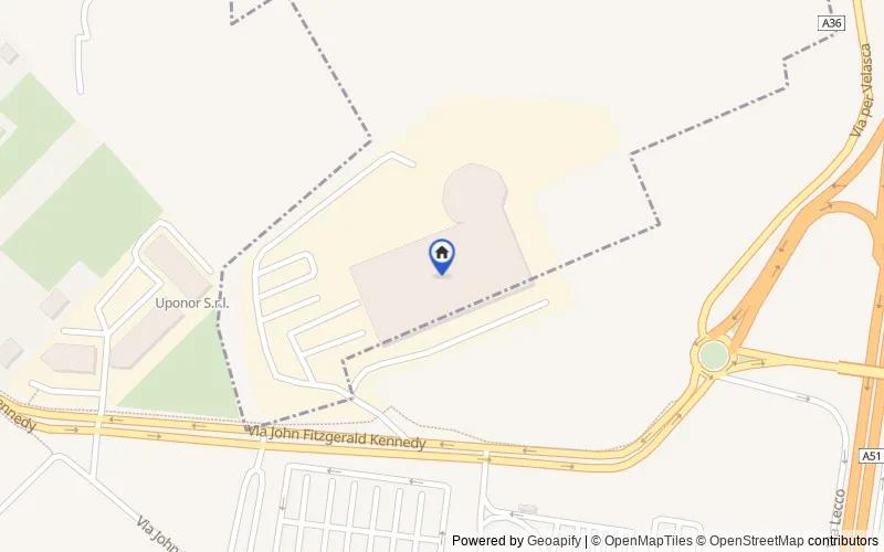 Mappa della zona: Via John Fitzgerald Kennedy, 26, 20871 Vimercate MB, Italia, 20871, Usmate Velate, Monza e della Brianza