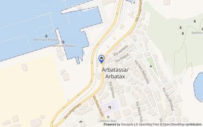 Mappa della zona: LOCALITA' LUNGO MARE ARBATAX, 08048, Tortolì, Nuoro