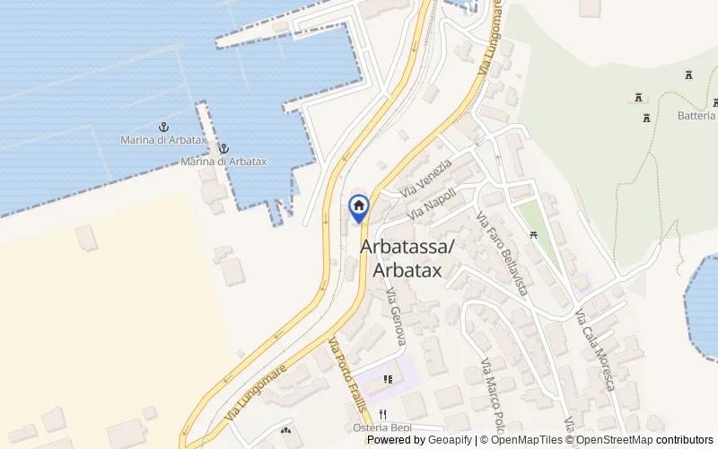 Mappa della zona: LOCALITA' LUNGO MARE ARBATAX, 08048, Tortolì, Nuoro