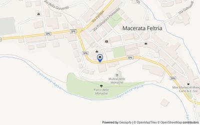 Mappa della zona: Strada Provinciale 6, Macerata Feltria PU, Italia, 61023, Macerata Feltria, Pesaro e Urbino