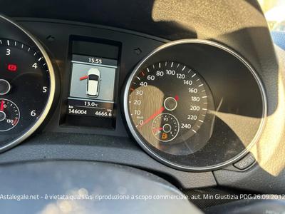 Autovettura Volkswagen Golf 1.6 D, immatricolata il 01/09/2011. Provvista della chiave e dei documenti di circolazione. Km rilevati da quadro strumenti 145.207 circa