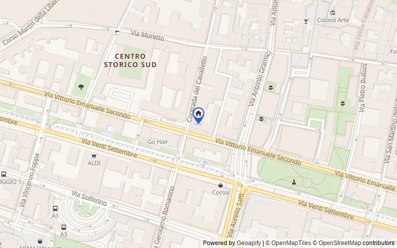 Mappa della zona: Via Vittorio Emanuele II, 29, Brescia, Brescia