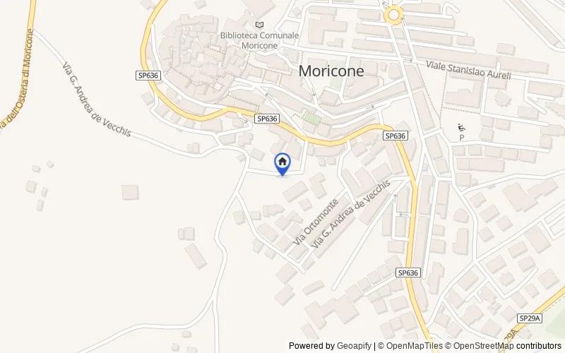 Mappa della zona: Via della Rifolta, 00010 Moricone RM, Italia, 00010, Moricone, Roma