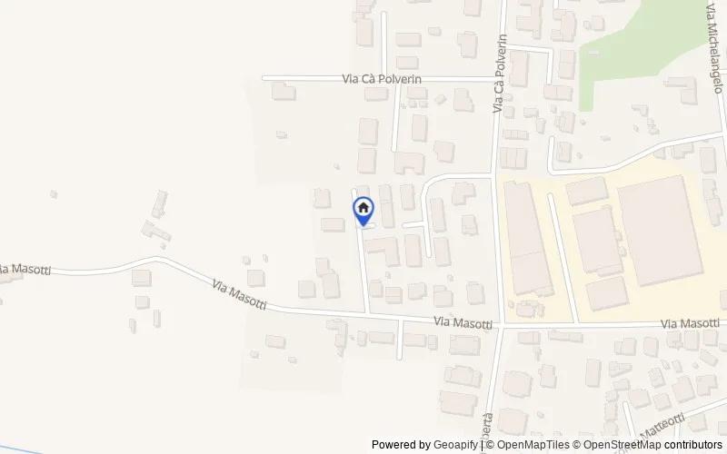 Mappa della zona: Via Masotti, 31032, Casale sul Sile, Treviso