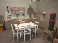 Cucina angolare componibile marca GICINQUE in legno...