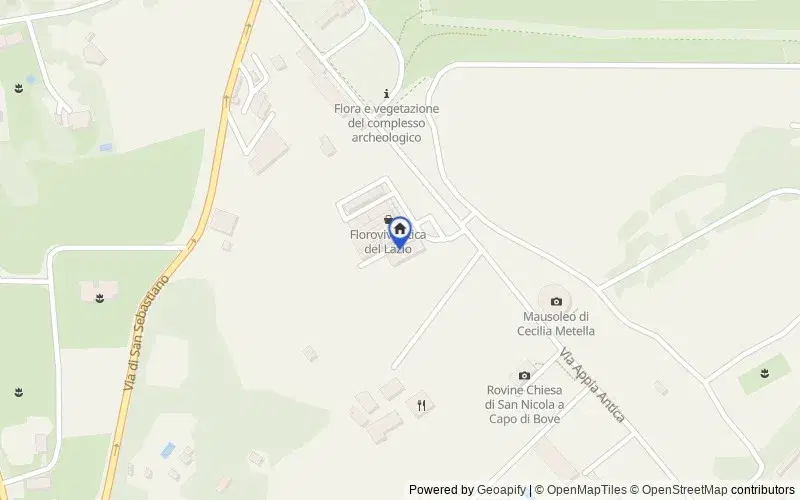 Mappa della zona: Via Appia Antica, 172, 00179 Roma RM, Italia, 00179, Roma, Roma